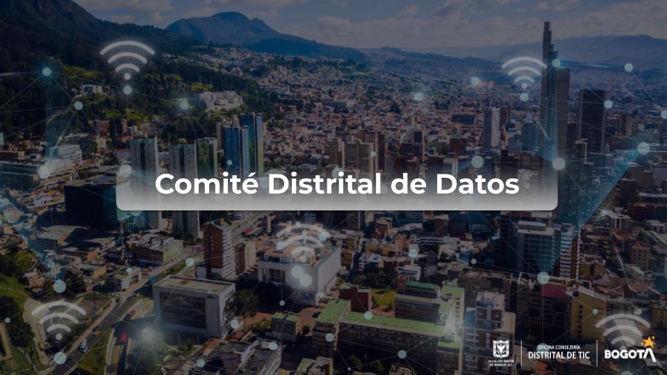 Comité Distrital de Datos